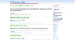 Desktop Screenshot of blog.wolfman.com